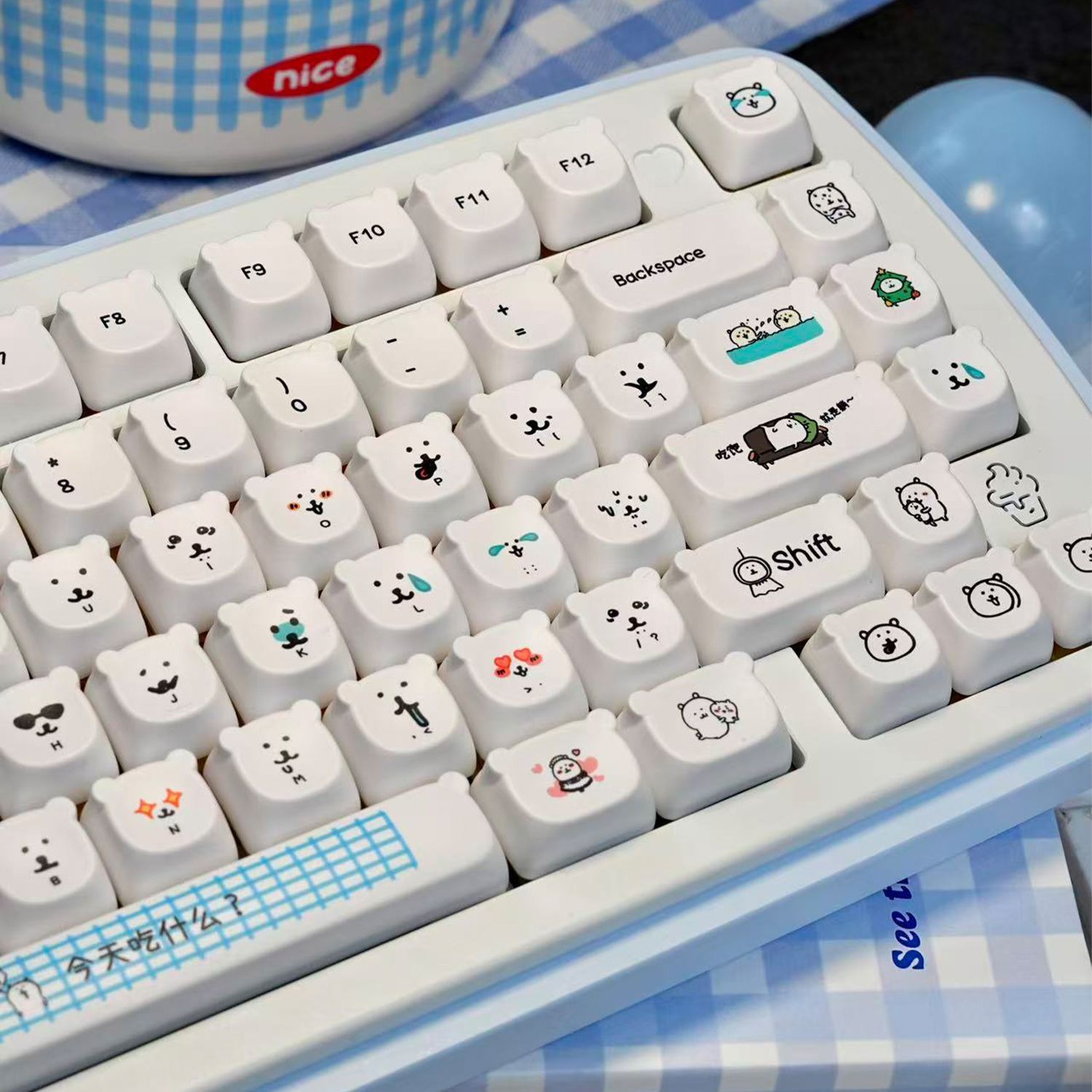 Kawaii Karikatür Şaka Ayısı PB - Gaming Accessories Aesthetic incelemesi ve fiyatı
